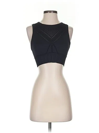 Pre-owned Athleta Tank Top Black Halter Neckline Tops