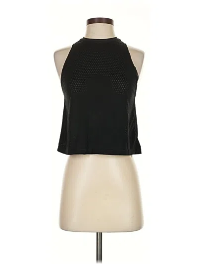 Pre-owned Athleta Tank Top Black Halter Neckline Tops