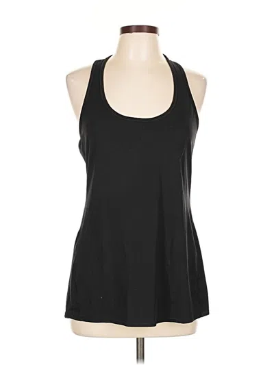 Pre-owned Athleta Tank Top Black Halter Neckline Tops