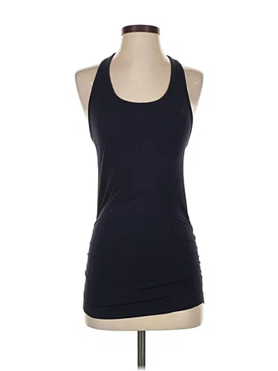 Pre-owned Athleta Tank Top Black Halter Neckline Tops