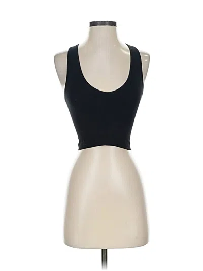 Pre-owned Athleta Tank Top Black Halter Neckline Tops