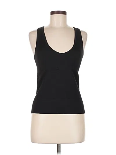 Pre-owned Athleta Tank Top Black Halter Neckline Tops