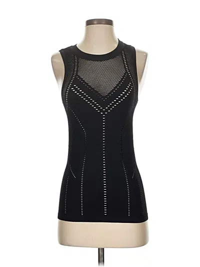 Pre-owned Athleta Tank Top Black Halter Neckline Tops