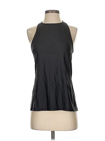 Pre-owned Athleta Tank Top Black Halter Neckline Tops