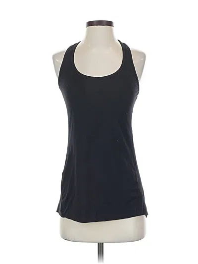 Pre-owned Athleta Tank Top Black Halter Neckline Tops