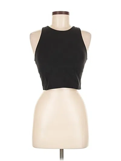 Pre-owned Athleta Tank Top Black Halter Neckline Tops