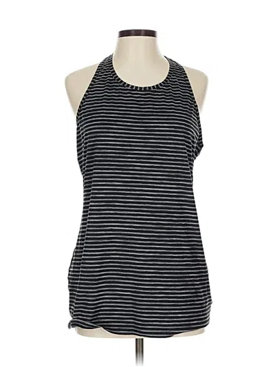 Pre-owned Athleta Tank Top Black Halter Neckline Tops