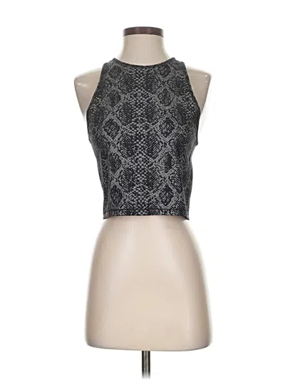 Pre-owned Athleta Tank Top Black Halter Neckline Tops