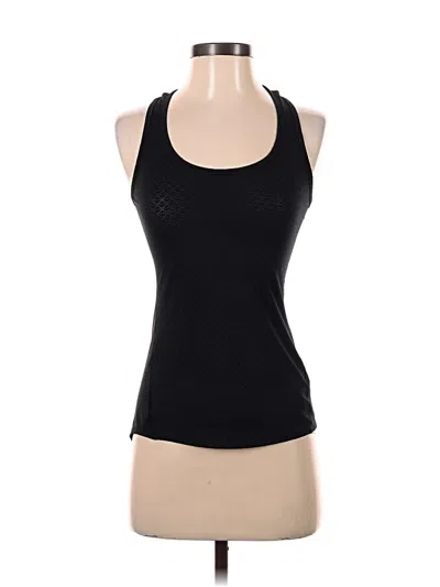 Pre-owned Athleta Tank Top Black Halter Neckline Tops