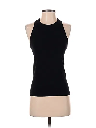 Pre-owned Athleta Tank Top Black Halter Neckline Tops