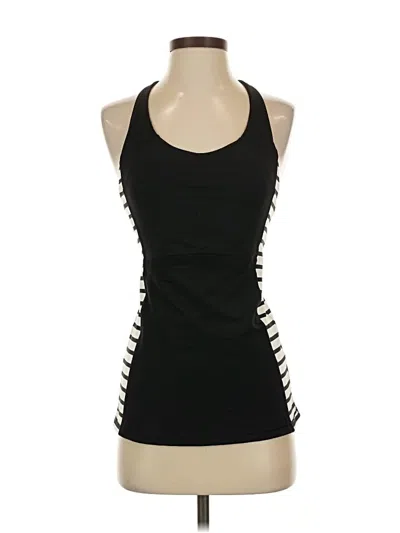 Pre-owned Athleta Tank Top Black Halter Neckline Tops