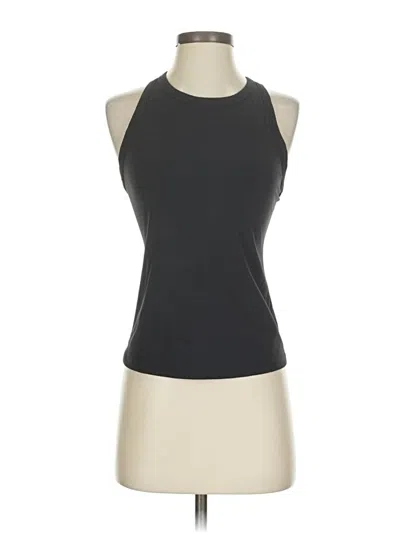 Pre-owned Athleta Tank Top Black Halter Neckline Tops
