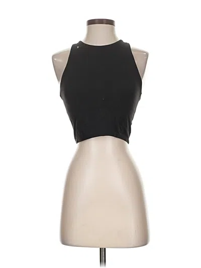 Pre-owned Athleta Tank Top Black Halter Neckline Tops