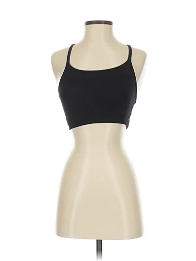 Pre-owned Athleta Tank Top Black Halter Neckline Tops