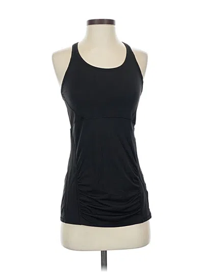 Pre-owned Athleta Tank Top Black Halter Neckline Tops