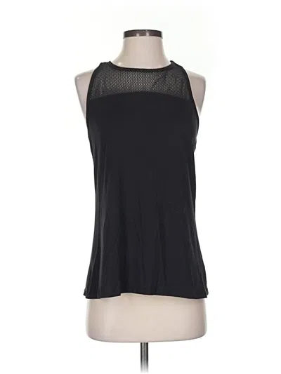 Pre-owned Athleta Tank Top Black Halter Neckline Tops
