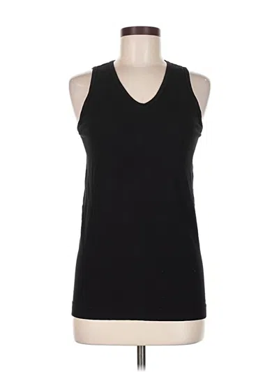 Pre-owned Athleta Tank Top Black Halter Neckline Tops