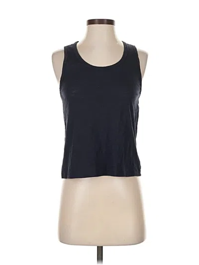 Pre-owned Athleta Tank Top Black Halter Neckline Tops