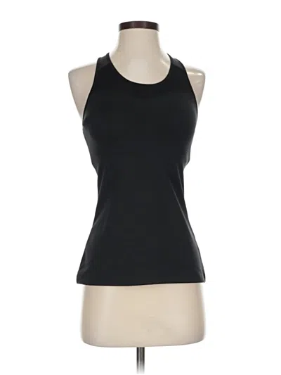 Pre-owned Athleta Tank Top Black Halter Neckline Tops
