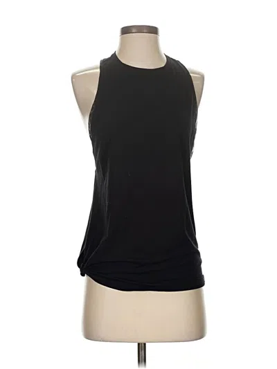 Pre-owned Athleta Tank Top Black Halter Neckline Tops