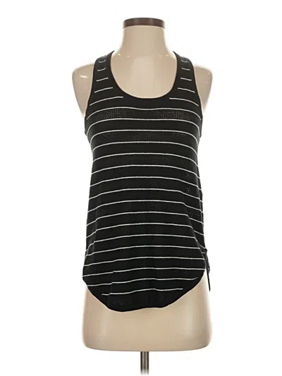 Pre-owned Athleta Tank Top Black Halter Neckline Tops