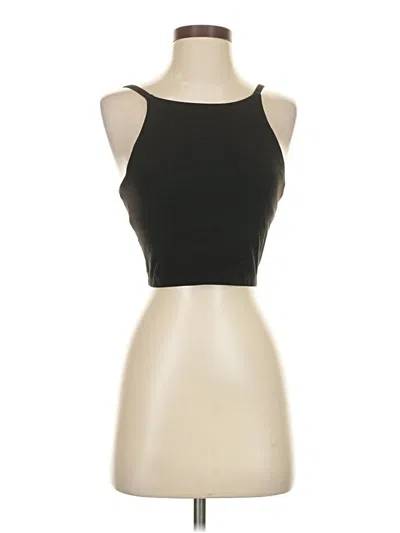 Pre-owned Athleta Tank Top Black Halter Neckline Tops