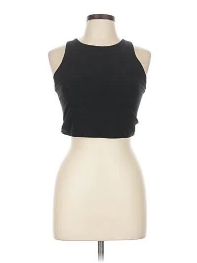 Pre-owned Athleta Tank Top Black Halter Neckline Tops