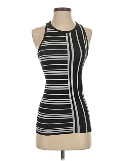 Pre-owned Athleta Tank Top Black Halter Neckline Tops