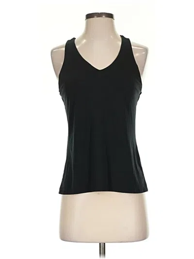 Pre-owned Athleta Tank Top Black Halter Neckline Tops