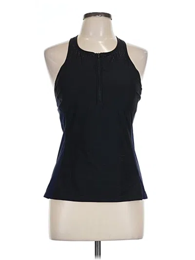 Pre-owned Athleta Tank Top Black Halter Neckline Tops