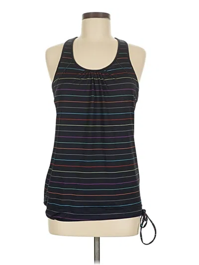 Pre-owned Athleta Tank Top Black Halter Neckline Tops