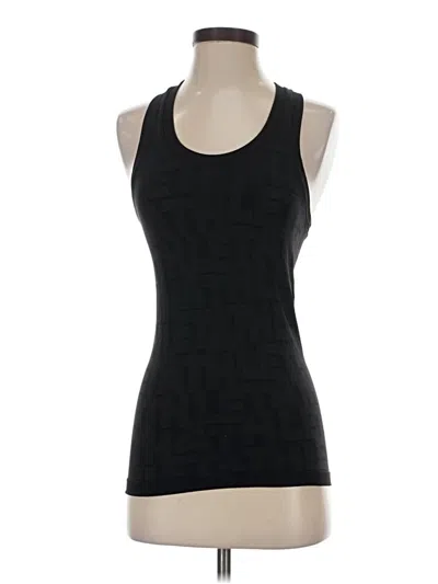 Pre-owned Athleta Tank Top Black Halter Neckline Tops