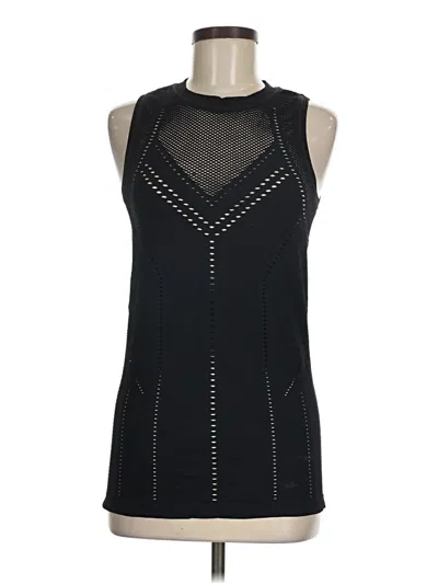 Pre-owned Athleta Tank Top Black Halter Neckline Tops