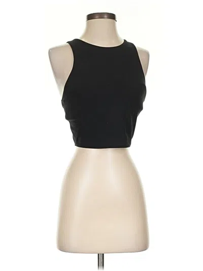Pre-owned Athleta Tank Top Black Halter Neckline Tops