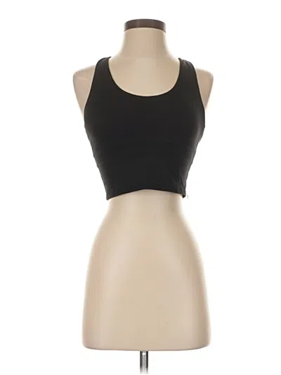 Pre-owned Athleta Tank Top Black Halter Neckline Tops