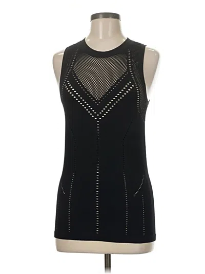 Pre-owned Athleta Tank Top Black Halter Neckline Tops
