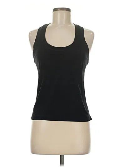 Pre-owned Athleta Tank Top Black Halter Neckline Tops