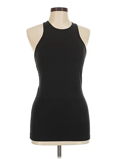 Pre-owned Athleta Tank Top Black Halter Neckline Tops