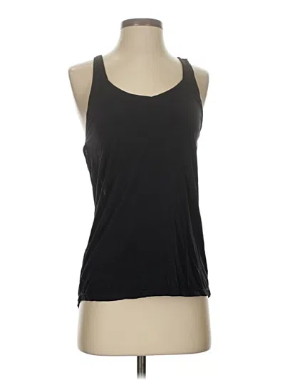 Pre-owned Athleta Tank Top Black Halter Neckline Tops