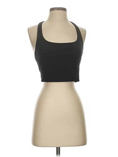 Pre-owned Athleta Tank Top Black Halter Neckline Tops