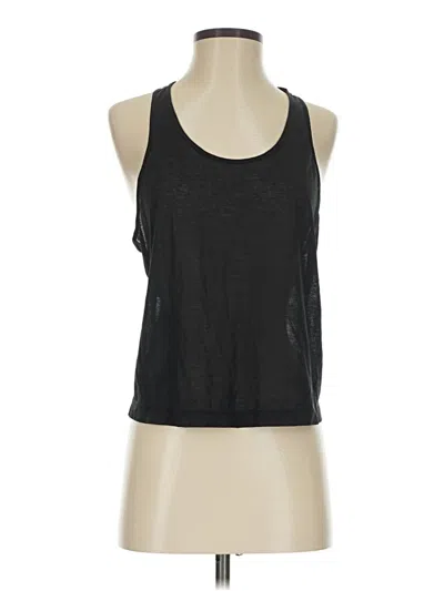 Pre-owned Athleta Tank Top Black Halter Neckline Tops
