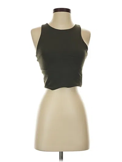 Pre-owned Athleta Tank Top Black Halter Neckline Tops