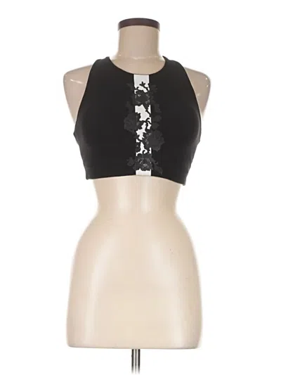 Pre-owned Athleta Tank Top Black Halter Neckline Tops