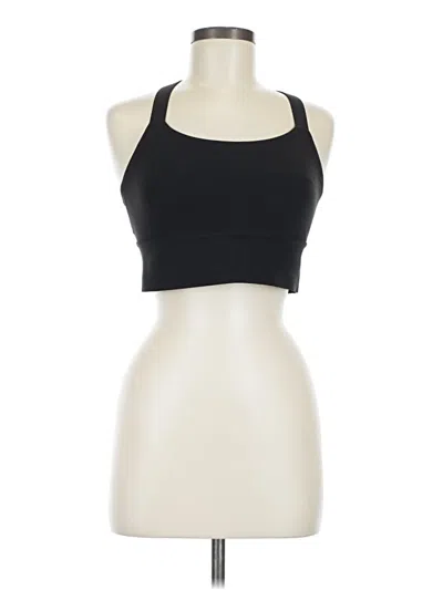 Pre-owned Athleta Tank Top Black Halter Neckline Tops