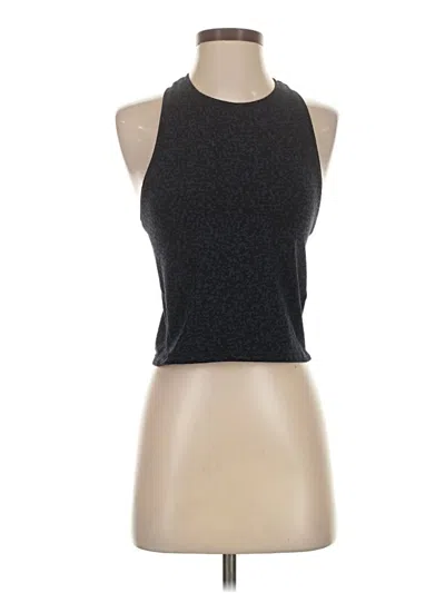 Pre-owned Athleta Tank Top Black Halter Neckline Tops