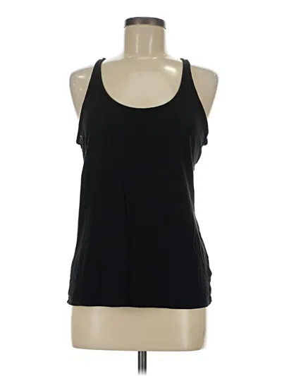 Pre-owned Athleta Tank Top Black Halter Neckline Tops