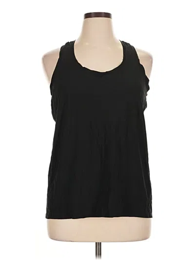 Pre-owned Athleta Tank Top Black Halter Neckline Tops