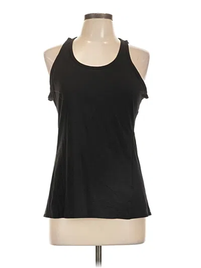Pre-owned Athleta Tank Top Black Halter Neckline Tops