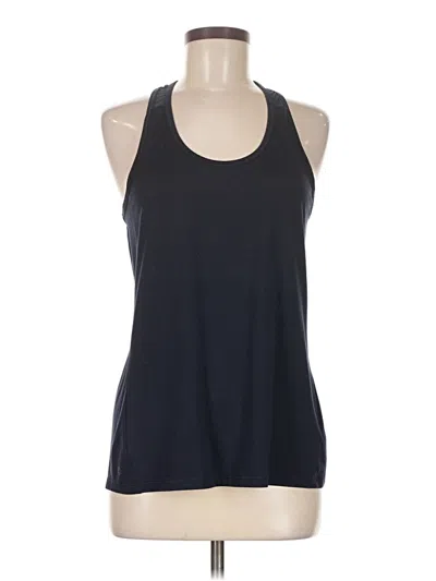 Pre-owned Athleta Tank Top Black Halter Neckline Tops