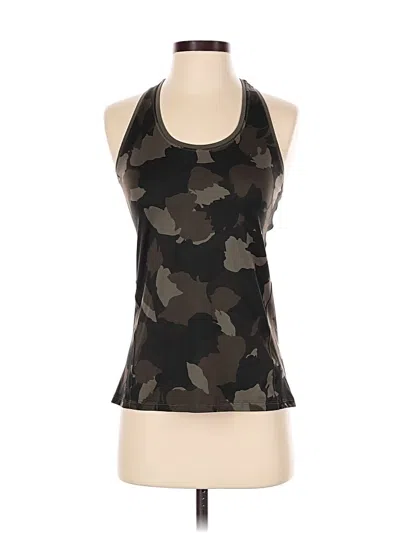 Pre-owned Athleta Tank Top Black Halter Neckline Tops